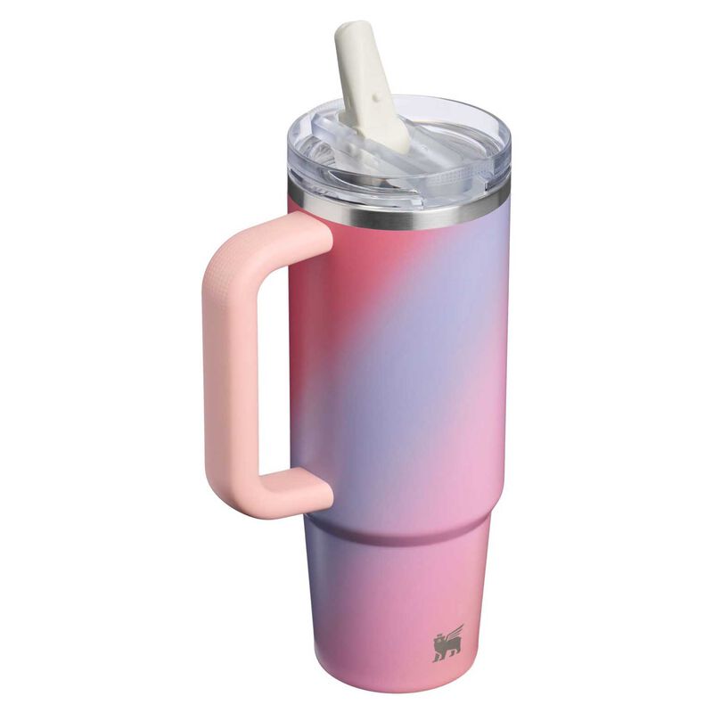 Stanley The Quencher Protour Flip Straw Tumbler 30oz Sunset Spiral image number 1